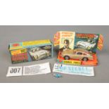 A boxed Corgi toys James Bond 007 Aston Martin DB5 (number 261) featuring ejector seat, rear