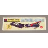 An original Corgi Toys advertising leaflet/banner for Gift Set No.3 - Batmobile and Batboat. 43.