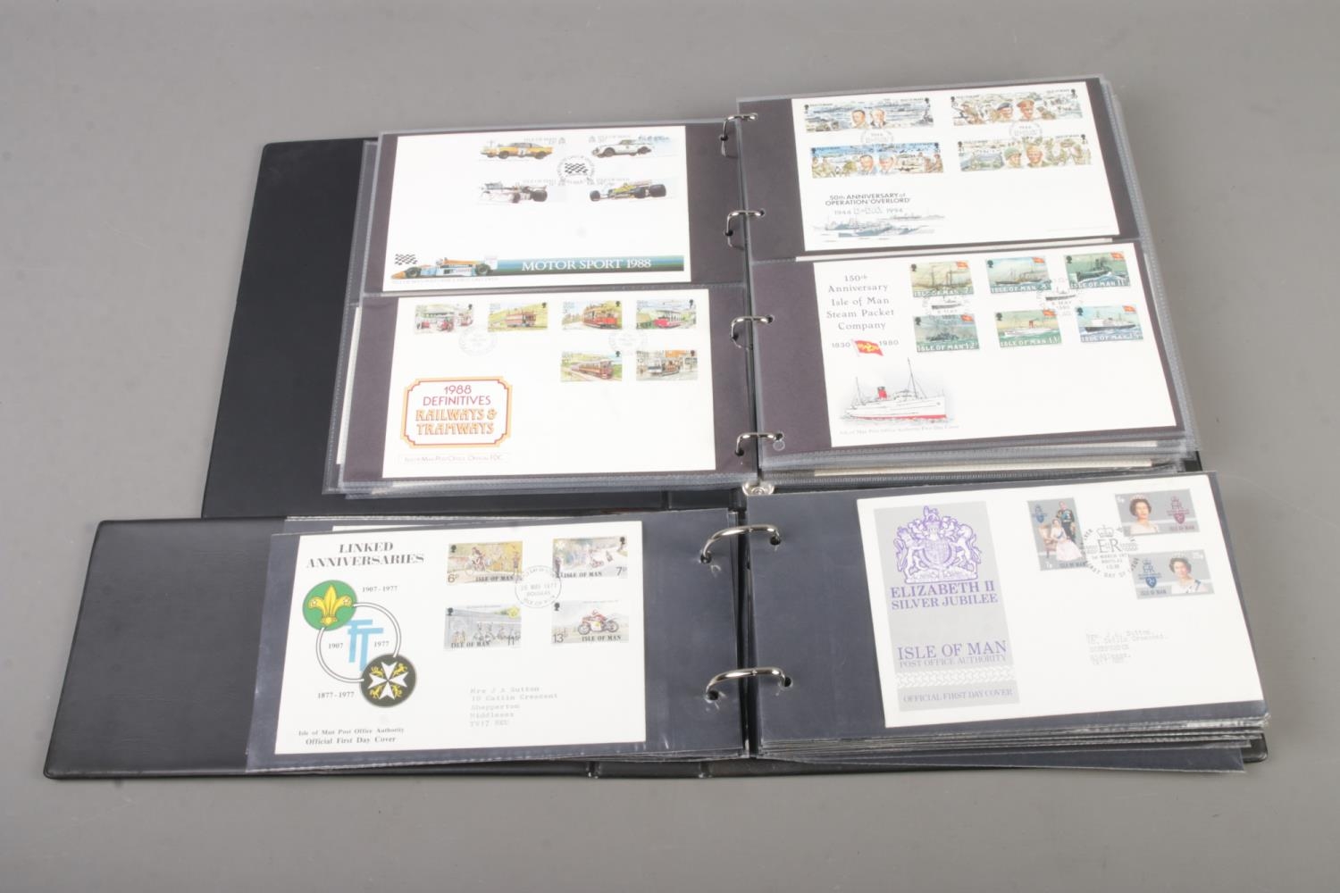 Two albums of Isle of man first day covers, 148 examples. - Image 2 of 4