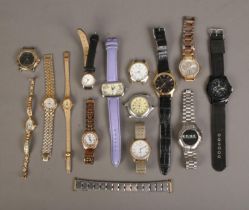 A collection of assorted wristwatches to include Gemius Army KM-101, Casio Poseidon, Sekonda
