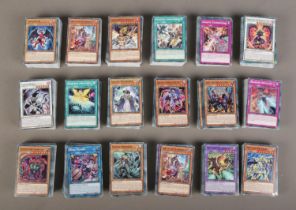 A large quantity of Yu Gi Oh trading cards, mostly containing 2020 1st edition cards, over 1200