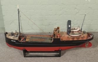 A remote control Mountfleet models built kit Ben Ain raised quarter deck single hatch coaster