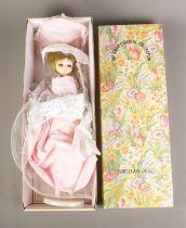A boxed Knightsbridge Collection porcelain doll with certificate of authenticity