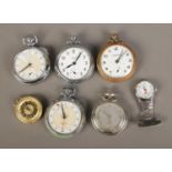 A collection of assorted pocket watches to include Ingersoll, Yachtsman and Cardinal examples.