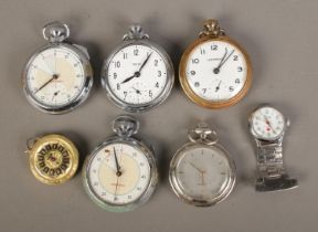 A collection of assorted pocket watches to include Ingersoll, Yachtsman and Cardinal examples.