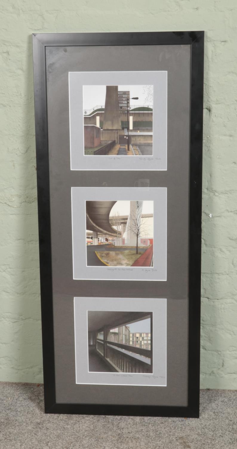Mandy Payne (b.1964) three framed limited edition prints of Sheffield landscapes. Includes 'Out of