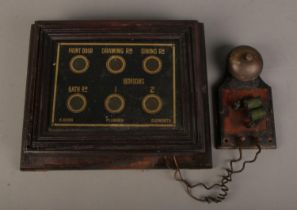 An Edwardian Servants/Butlers call box