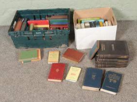Two boxes of assorted books of mainly travel and classic arts to include Wonderful Britain