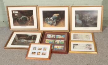 A collection of framed prints to include William Russell Flint, David Player and Manama Dependency