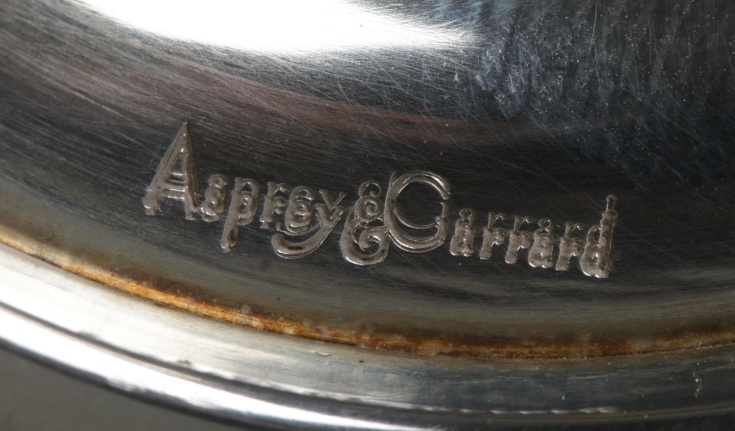 A pair of silver specimen vases by Asprey & Garrard. Assayed London 2000. Stamped Asprey & Garrard - Image 4 of 4