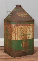 A vintage Castrol 'Agricastrol' tractor oil can. Medium 30/40. Height: 48cm.