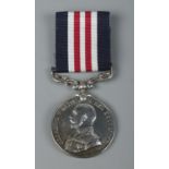 A George V military medal for Bravery In The Field, presented to SPR A E Stanton, RE, 151649.