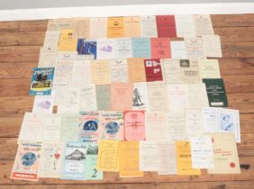 A large collection of boxing programmes and magazines, spanning from 1940's-1970's. Contains several