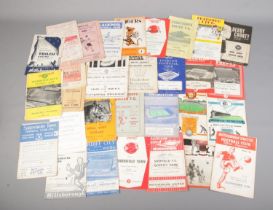 A collection of 1950's and 60's football programmes to include 1962 Nottingham Forest vs Everton,