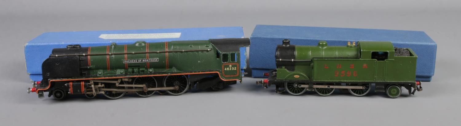 Two boxed Hornby Dublo 00 gauge locomotives to include EDL12 Locomotive B.R Duchess of Montrose