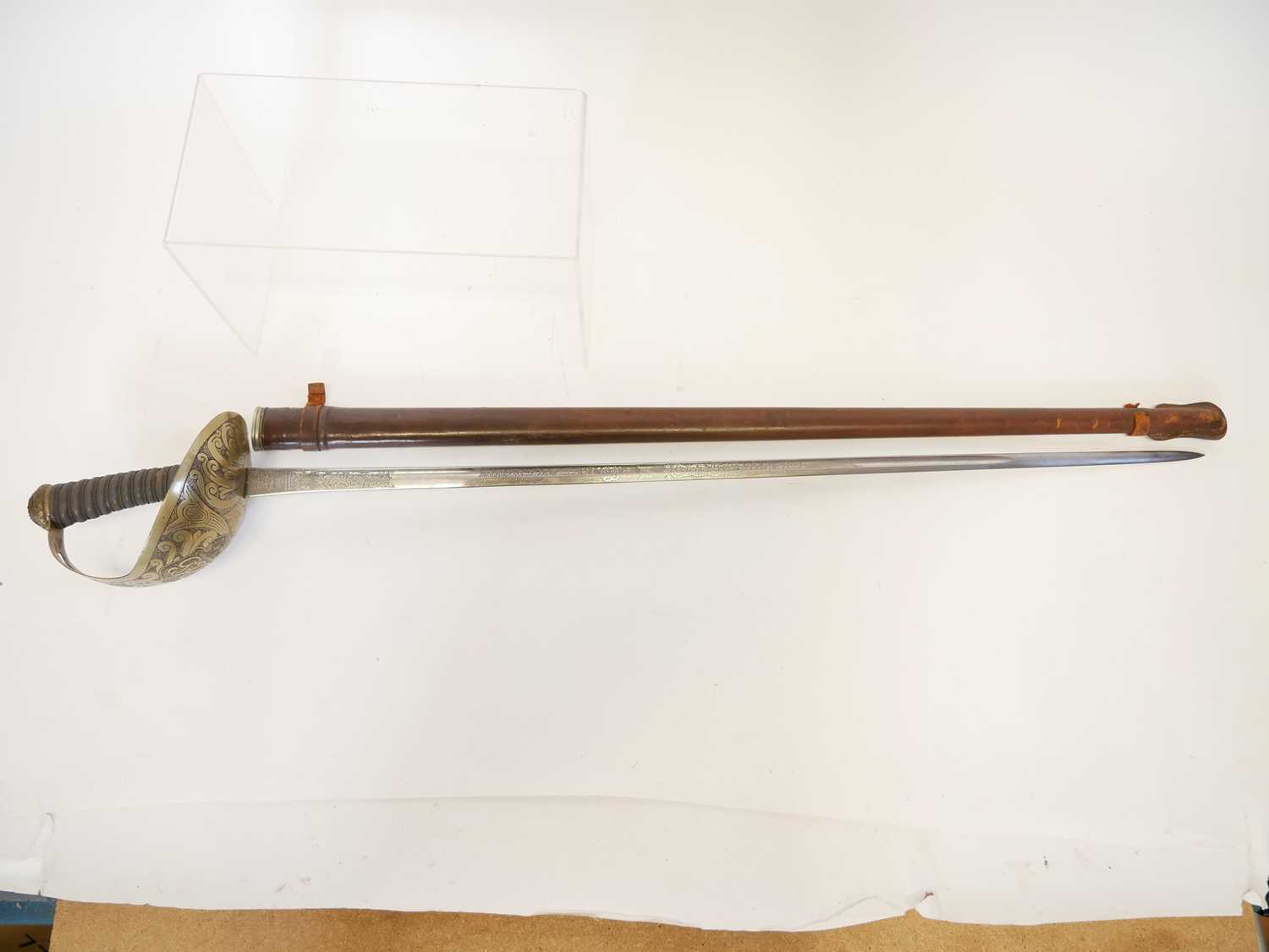 Wilkinson officer's sword, probably an unofficial Indian Cavalry version of the 1912, the ricasso - Image 3 of 18