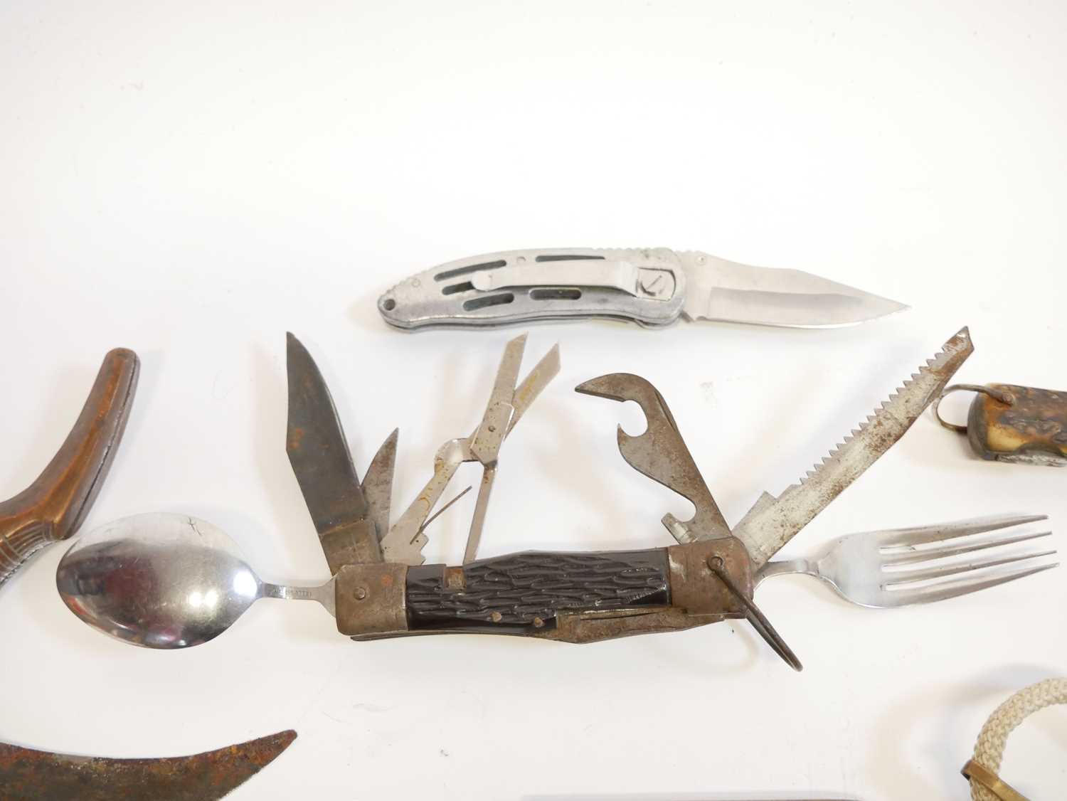 Nine various pocket or folding knives, including a Joseph Rodgers G.P.O 1970 knife, a Rigging knife, - Image 5 of 7