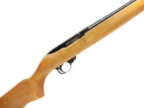 Ruger 10-22 .22lr semi auto rifle, 14inch barrel screw cut for a moderator, one ten shot magazine,