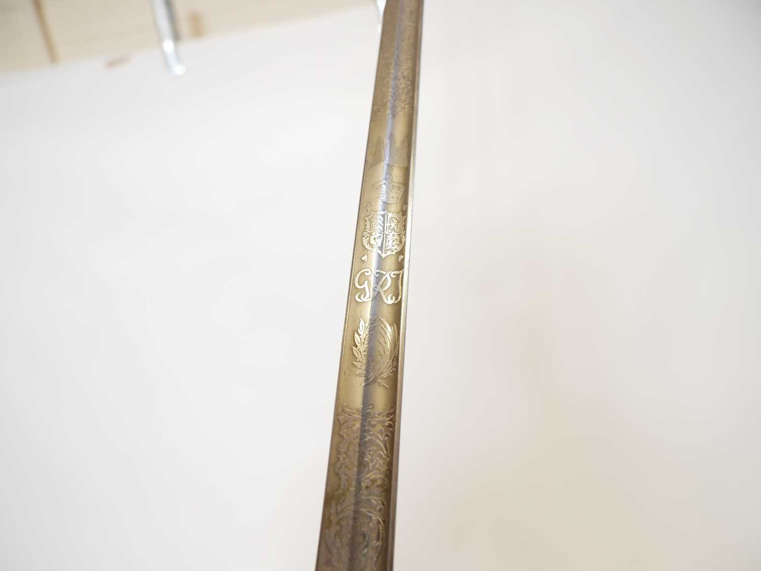 Wilkinson officer's sword, probably an unofficial Indian Cavalry version of the 1912, the ricasso - Image 6 of 18