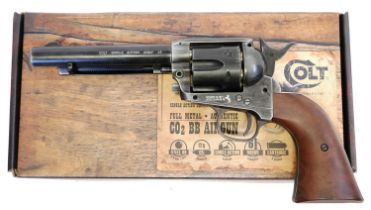 Umarex Colt Single Action Army .177 BB air pistol revolver, 5.5inch barrel, serial number