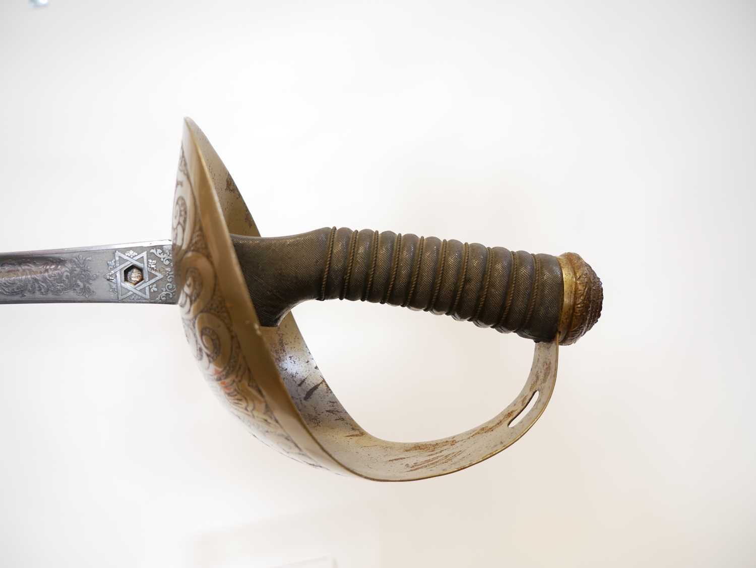 Wilkinson officer's sword, probably an unofficial Indian Cavalry version of the 1912, the ricasso - Image 11 of 18