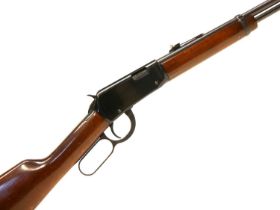 Erma .22lr lever action rifle, 18.5inch barrel with full length magazine tube, serial number 017822,