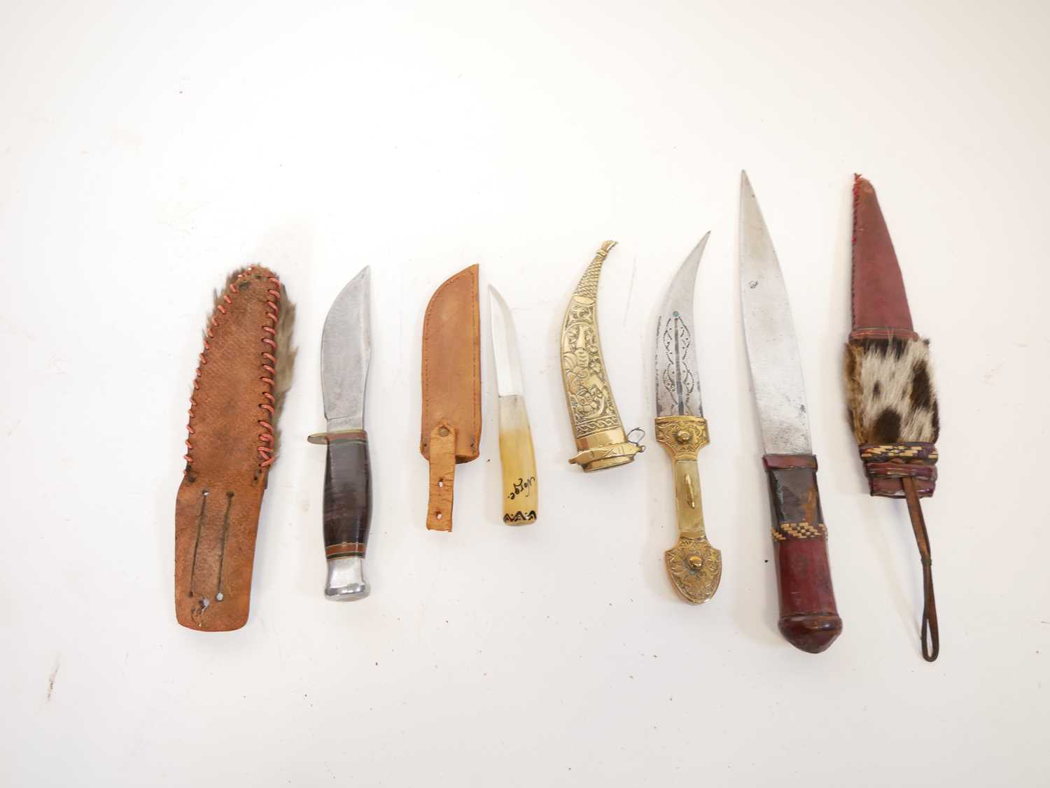 Collection of daggers and knives, including a British RAF Aircrew Mae West / Dinghy Survival Knife - Image 5 of 8