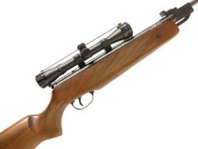 Hatsan Edgar Brothers Model 60.S .22 break barrel air air rifle, 18 inch barrel fitted with iron