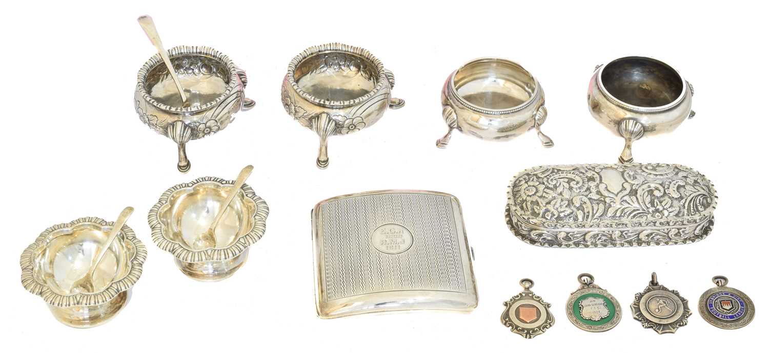 A selection of silver,