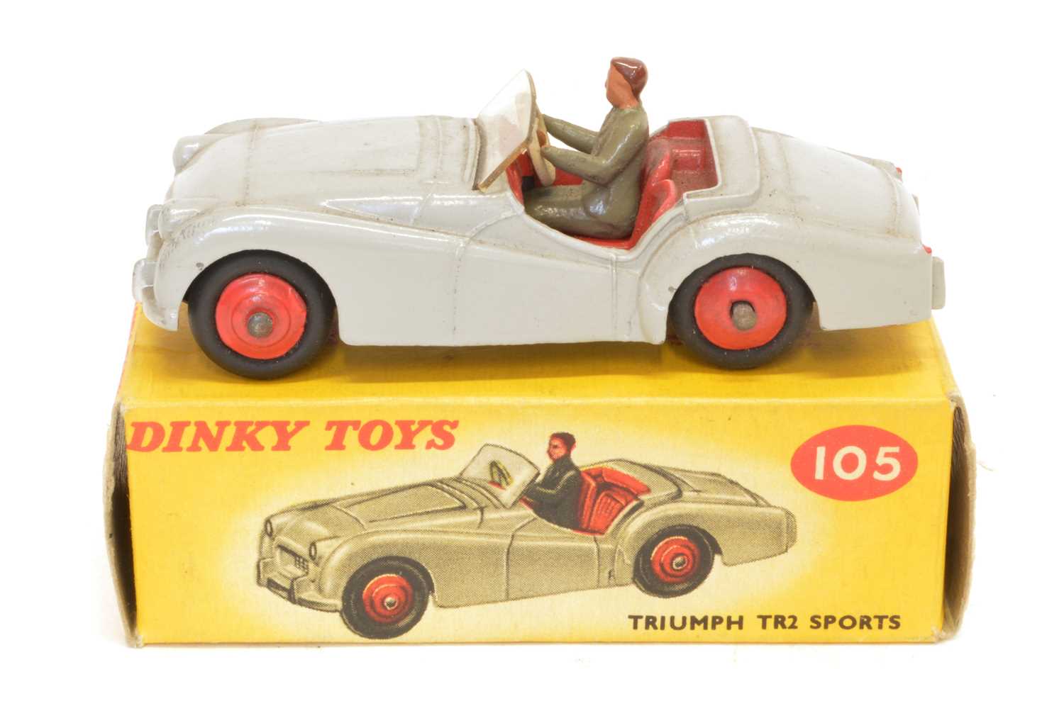Dinky Toys 105 Triumph TR2 Sports Car