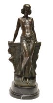 Large bronze figure of Cleopatra