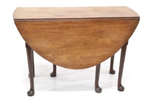 George III mahogany gateleg table