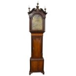 George III 8-day triple weight quarter chiming musical longcase clock