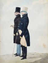 Richard Dighton (British 1795-1880) H.R.H. The Duke of Gloucester and another gentleman