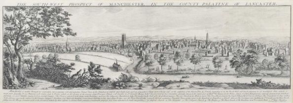 Samuel and Nathaniel Buck (British 17th/18th century) "The South-West Prospect of Manchester, in the