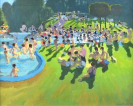 Andrew Macara (British 1944-) "Mundy Pool, Marketon Park, Derby"