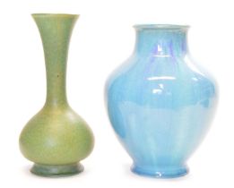 Pilkington's Royal Lancastrian Two pottery vases