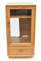 Ercol "Windsor" golden elm Hi-Fi cabinet