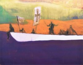 Peter Doig (British 1959-) Untitled (Canoe)