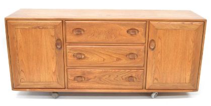 Ercol "Windsor" golden elm sideboard