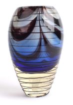 Flavio Poli (Attributed) Murano Sommerso Studio Glass Vase