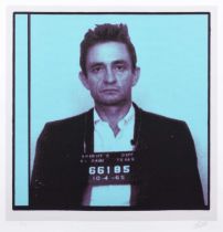 Louis Sidoli (British 1968-) "Most Wanted - Johnny Cash"