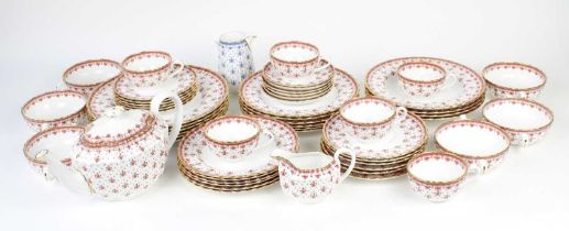 "Fleur de Lys" Pattern Part Tea & Dinner Service by Spode