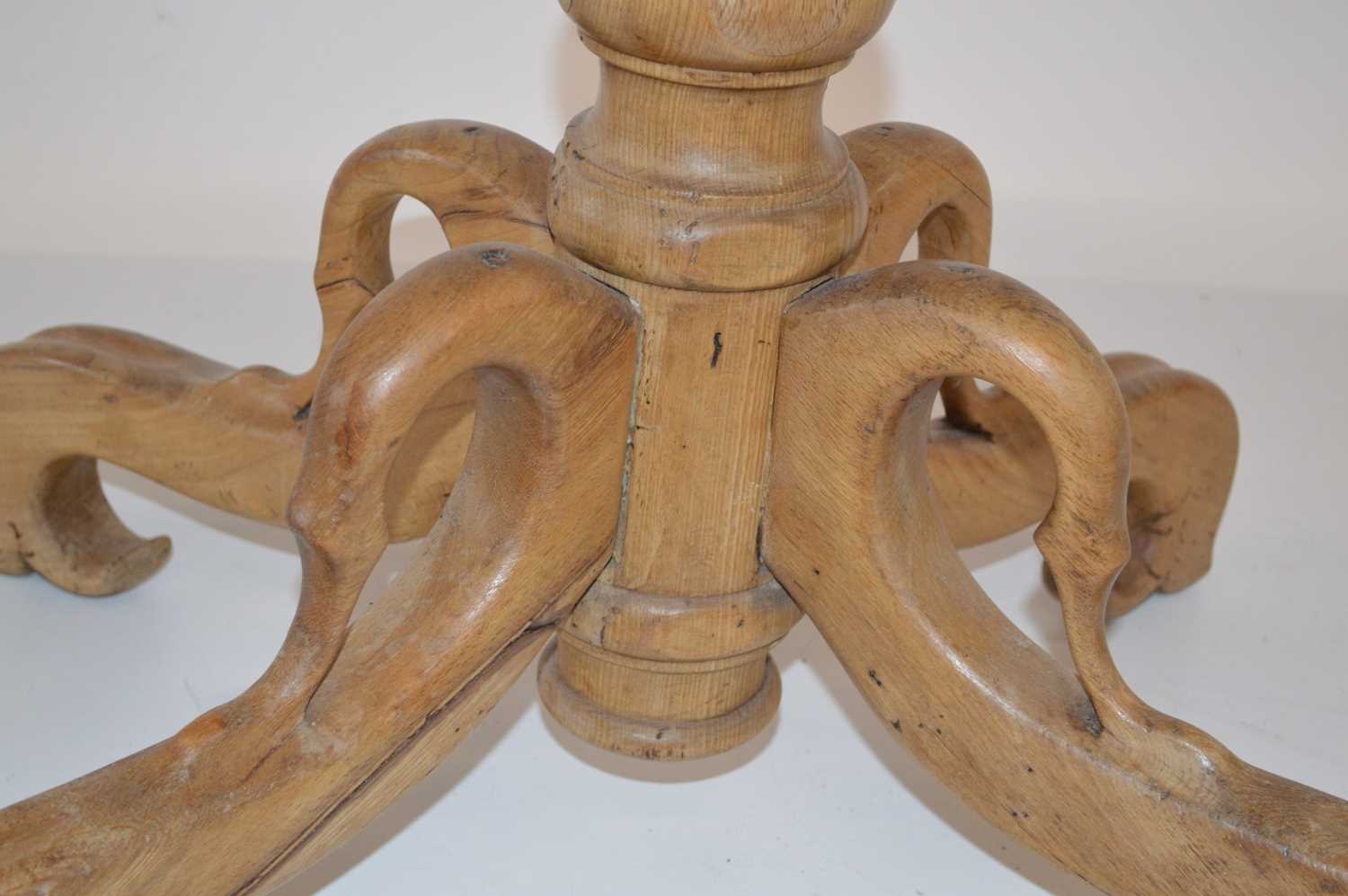 Late 19th Century Continental Pine Occasional Table - Image 3 of 4