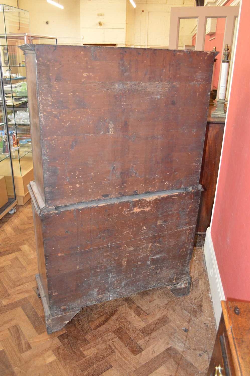 Mid 18th Century Walnut Cabinet on Chest - Image 26 of 28