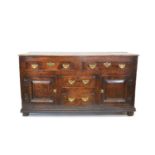 Mid 18th Century Joined Oak Dresser Base