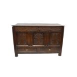 17th Century and Later Oak Mule Chest