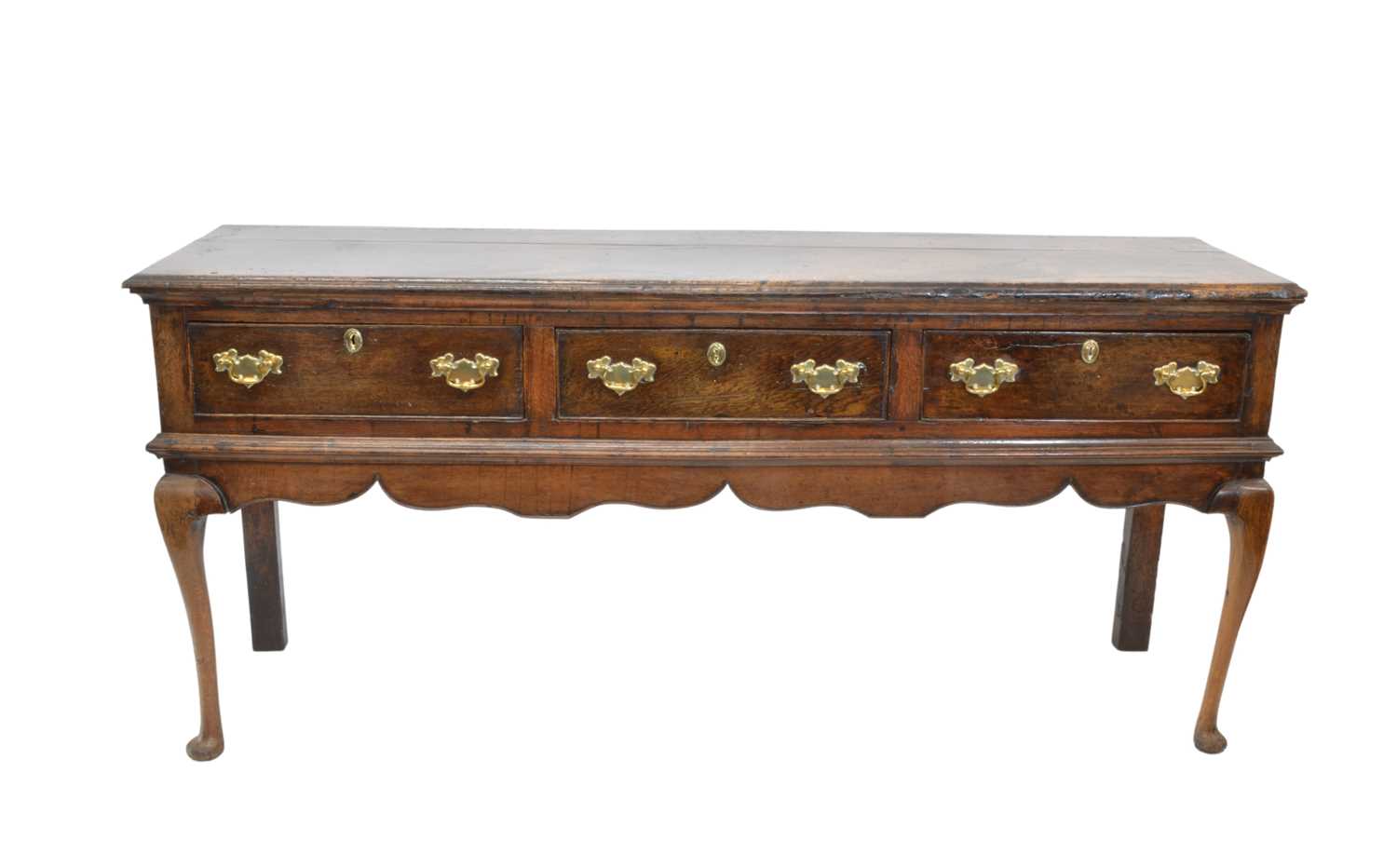 George III Oak Dresser Base