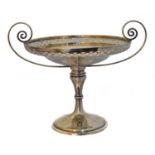 An Edward VII silver tazza,