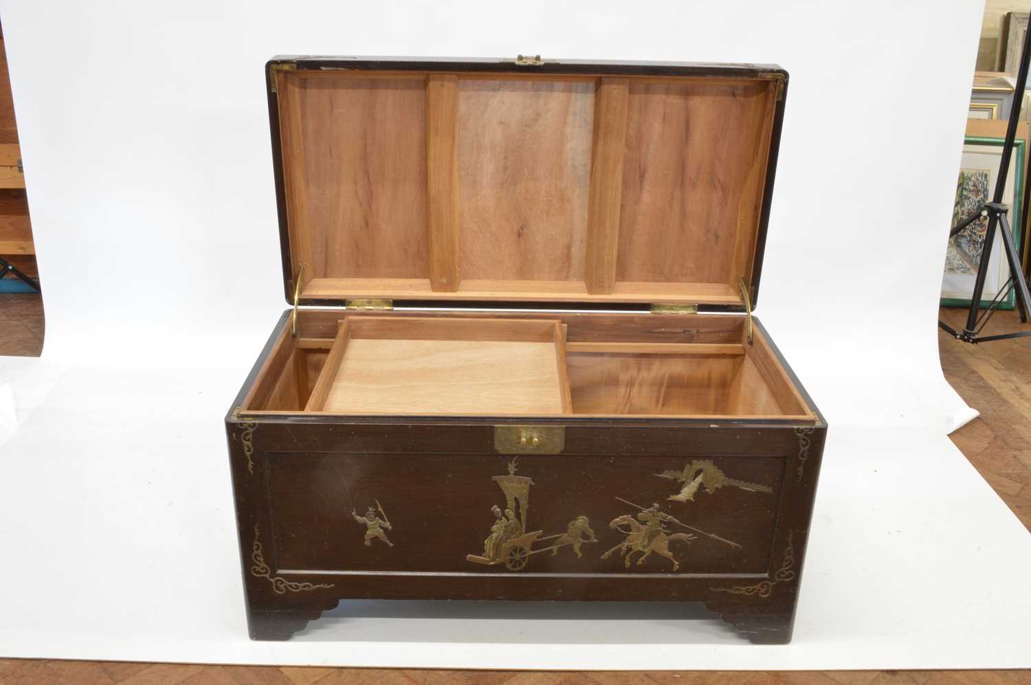 Early 20th Century Chinese Camphorwood Chest - Image 2 of 12